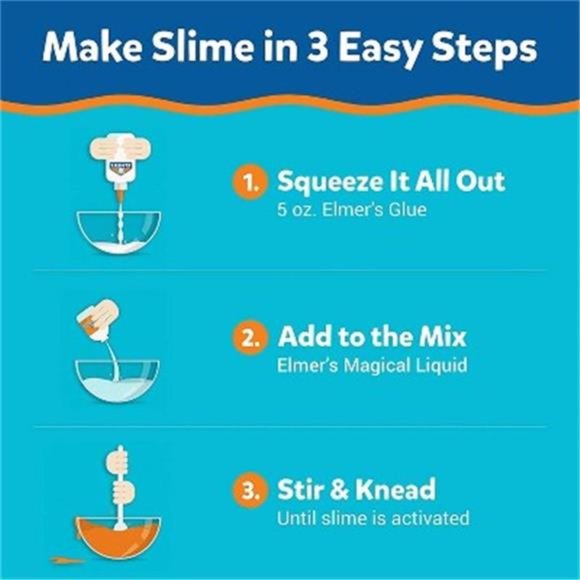 Elmer's 4pk Fairy Dust Slime Kit with Glue & Activator Solution - Picture 4 of 5